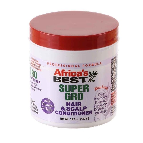 Africa's Best Super Gro Hair and Scalp Conditioner, 5.25 Ounce