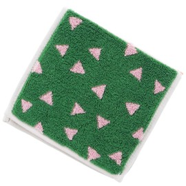Tanaka Sangyo 21-44 Imabari Towel, Handkerchief Towel, Otta, Half Towel Handkerchief, Made in Japan, Green, Approx. 9.8 x 4.9 inches (25 x 12.5 cm)