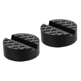 Mobestech 2pcs Vehicle Jack Pad Rubber Support Block for Floor Jack Anti- Design Compact and Lightweight for Car and Vehicle Repair