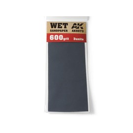 AK AK9073 Wet Sandpaper 600 Grit (3pcs)