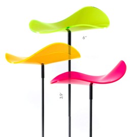 Cazador-del-sol ® | Lucy - Medio | 3 Wavy Suncatcher Discs 50" Height