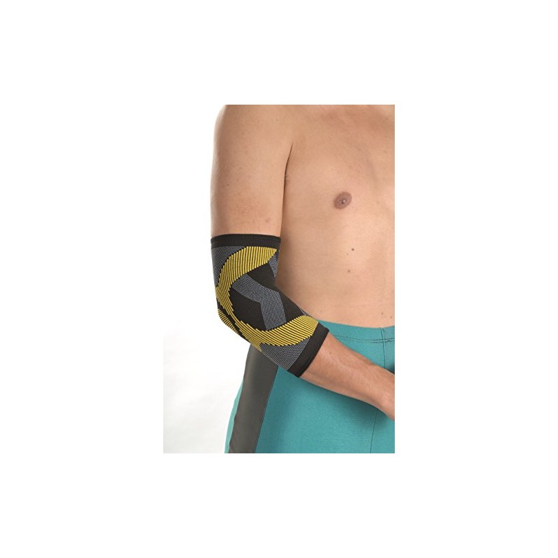 High Performance Elasticated Compressive Elbow Support - Support for Sprained,