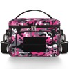 GzLeyigou Insulated Tactical Lunch Bag, Abstract Camouflage Large Lunch Box