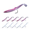10 Pcs Sea Eel False Fishing Baits Soft Plastic Sea