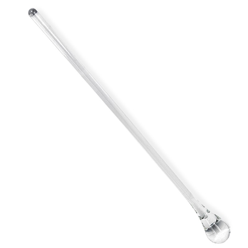 Homeroots 12" Mouth Blown Crystal Lead Free Martini Stirrer