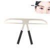 FOMIYES 3pcs Eyebrow Ruler Stencil Set Eyebrow Makeup Tool Three-point