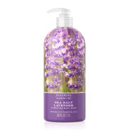 Homeworx by SLATKIN + CO. Candle- Sea Salt Lavender, 34 fl oz. Body Wash
