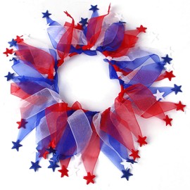 Lionheart glory American Flag Dog Collars Elastic Fancy Holiday Accessory for Dogs Pet Costume for 4 of July Party