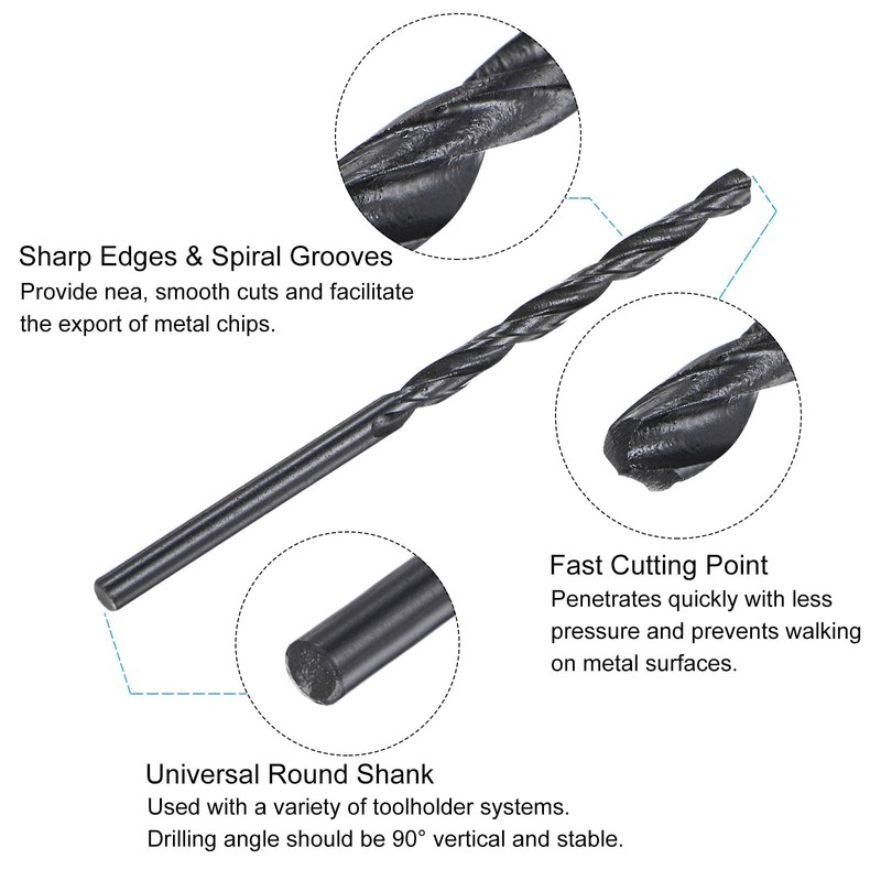 sourcing map Metric Tap and Drill Bit Set, M3.5 x