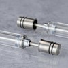 Asvine Vacuum Filling Fountain Pen Luxury Titanium Fine Point Pen