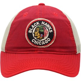 CCM Chicago Blackhawks Snapback Vintage Logo Washed Away Mesh 12507