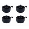 cyclingcolors 4 x Furniture Feet Furniture Gliders Adjustable Round with