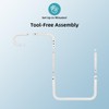 POOL HELPER Adjustable Solar Cover Holder for Steel-Wall Above Ground
