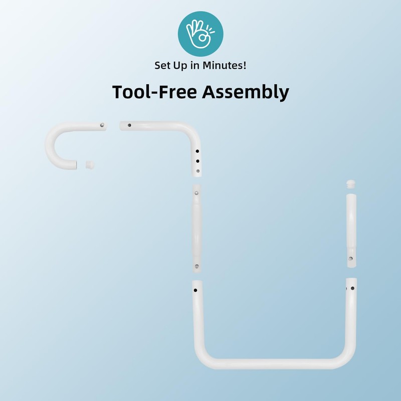 POOL HELPER Adjustable Solar Cover Holder for Steel-Wall Above Ground