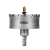 Mollom (3-1/16''|78mm) Heavy Duty Carbide Hole Saw with 2 Pilot