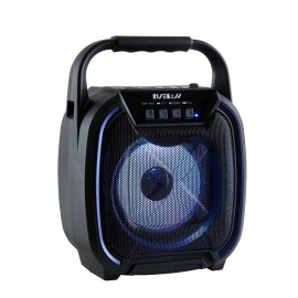 RiseBass Portable Mini Bluetooth Speaker USB/SD/FM Radio, Flashing Disco Party Lights
