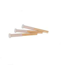 FMTY Bamboo Mallet for Crystal Singing Bowls, Singing Bowl Striker for Meditation singing bowl, Yoga, Spiritual Healing…(3 pcs) (Bamboo Mallet 3PCS, Mallet)