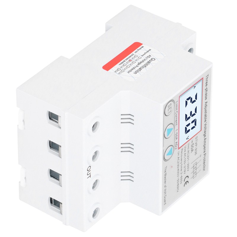 Adjustable Voltage Protector 3Phase LCD Multifunctional SelfResetting STVP936 230v 400V