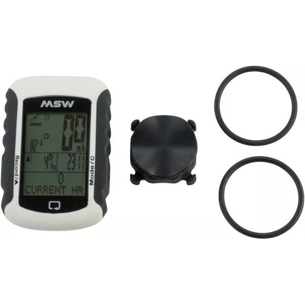 MSW Miniac 333 GPS BLE Bicycle Computer GPS Wireless White