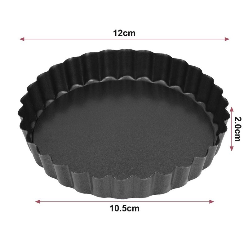 Xinzistar Pack of 4 Tartelette Moulds Mini Quiche Mould with