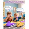 Inspireyes Dinosaur Walkie Talkies for Kids Rechargeable, Dino Toy Cars