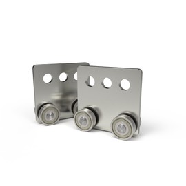 Hi Flame4 Wheel Trolley Assembly, Four Bearing Trolley Assembly for Taller Strut Channel or All 1-5/8" Channel (Pack of 2)