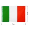 LEIVESTE - Italy Flag, Weatherproof with Loop for the Italian