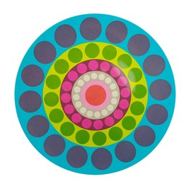 French Bull Plates - 4 Piece Set - 11 inch Melamine Dinner Plate Set - Melamine Dinnerware for Indoor and Outdoor - Dial…