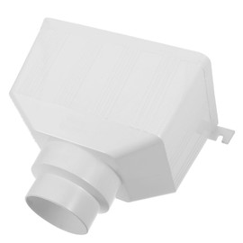 UKCOCO Gutter Drain Funnel: Universal Rain Gutter Downpipe Outdoor Downpipe Drain Connection PVC Funnel Drain Pipe Rainwater Pipe Collection Funnel Sinking Funnel Waste Water Pipe Connector