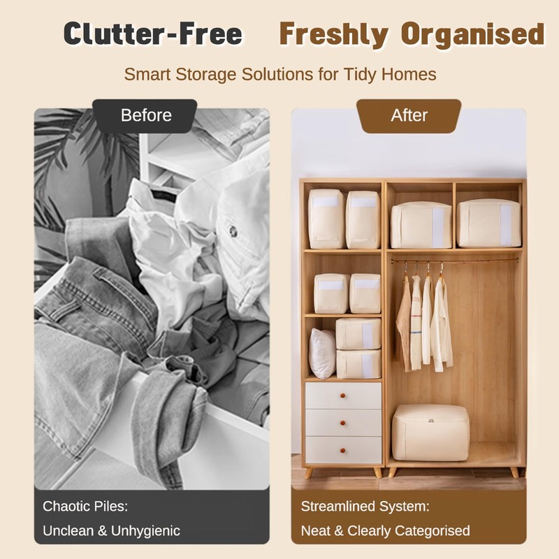 AmiCera Ultra Space Saving Self Compression Storage Bags, Compression Packing