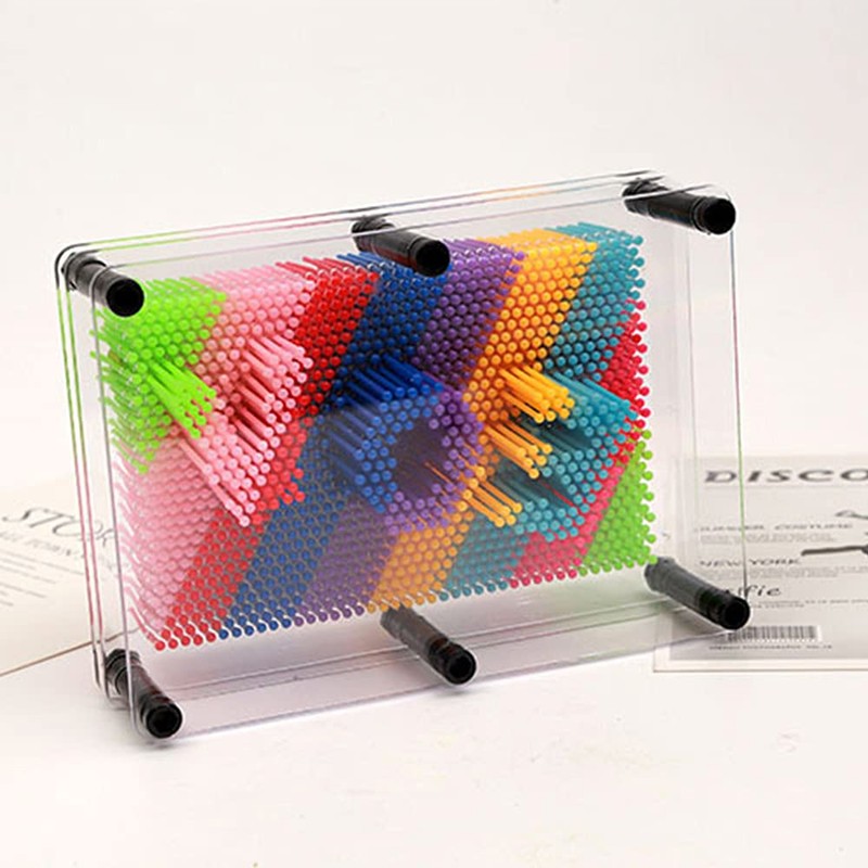 ANCLLO 3D Pin Art Sculpture Pin Impression Hand Mold Novelty