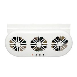 3-Fan Car Exhaust Fan USB Air Circulation Fan Ventilator Silent Air Vent Cooler Automotive Radiator Cooling Fan with Independent Switch