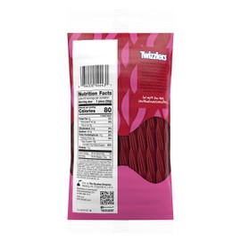 TWIZZLERS PULL 'N' PEEL Cherry Flavored Chewy Candy, Bulk, Low Fat, 6.1 oz Bags (12 Count)