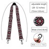 LVYOUME Wide Purse Strap Adjustable Replacement Crossbody Bag Strap Black