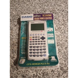 Casio CFX 9850GB PLUS-WE Color Power Graphic Graphing Calculator Brand New