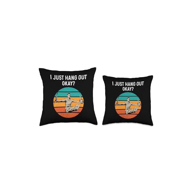 Gymnastics Men's Ring Straps Equipment Ring Gymnast Throw Pillow