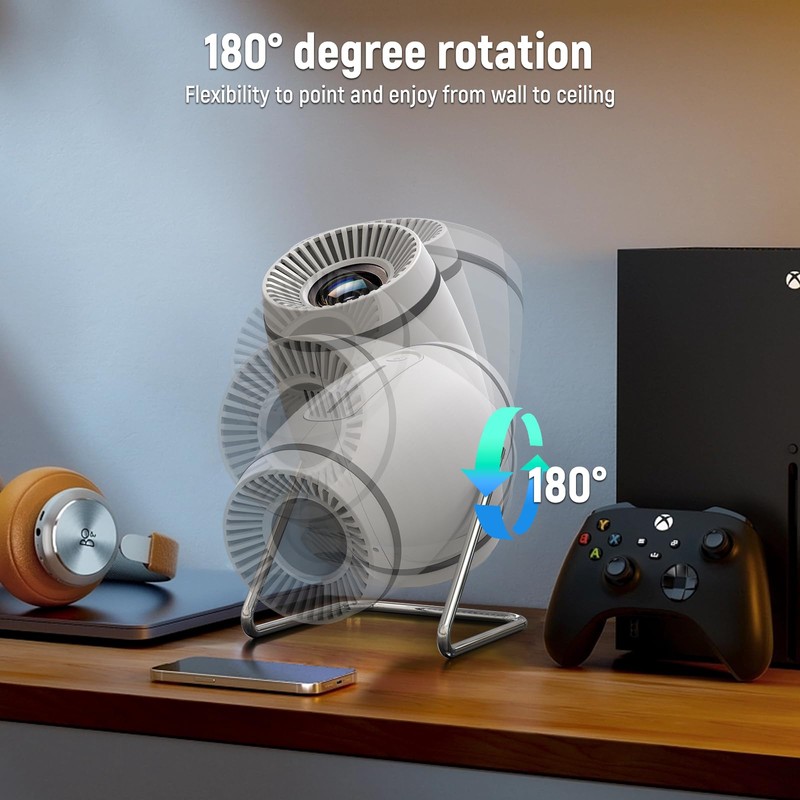 Doingdo Mini Projector 4K 1080P, Mini Projector