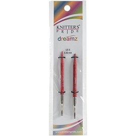 Knitter's Pride Dreamz Interchangeable 3.5-inch (10cm) Short Tip Knitting Needles; Size US 8 (5.0mm) 200534