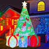 COMIN 7 FT Christmas Inflatables Tree Outdoor Decorations Blow Up