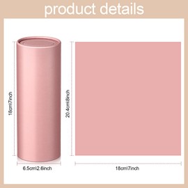 Yinder 4 Pcs Car Tissue Holder 2.6 x 7 Inches Round Car Tissue Box Car Tissues Cylinder Large Capacity Tissue Tubes for Travel Car Home Bathroom Office Facial Tissue Bulk Container, Morandi Style