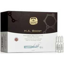 Kedma - H A Boost - Concentrated Hyaluronic Acid Ampoules - Instant Hydration and Volume - For All Skin Types - 7 x 2ml