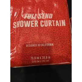FULL SEND shower Curtain ,key Chain , Skateboard Wax
