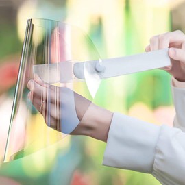 (PACK OF 10) Protective Visor Anti Droplet Dust-Proof Protect Transparent Covering Visor Best Shield