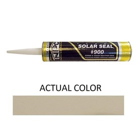 NPC #900 Solar Seal 3 Pack - for Metal Roofing Flashing/Panels, Vinyl and Fiber Cement Siding, Fiberglass, Cedar, Brick & Masonry, Sky Lights, Sun Rooms, Truck RV Trailers, Flashing (3, Light Stone)