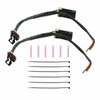 2Pcs Tail Light Whip Power Harness Adapter Splice Pigtail Jumper