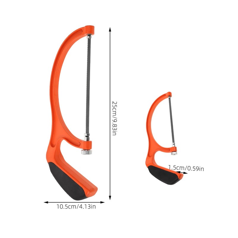 ORFOFE 1Set Hacksaw Tool Portable DIY Woodworking Bow Saw with
