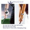 E TRUEE Golf Ball Marker with Golf Stroke Counter Bracelet,