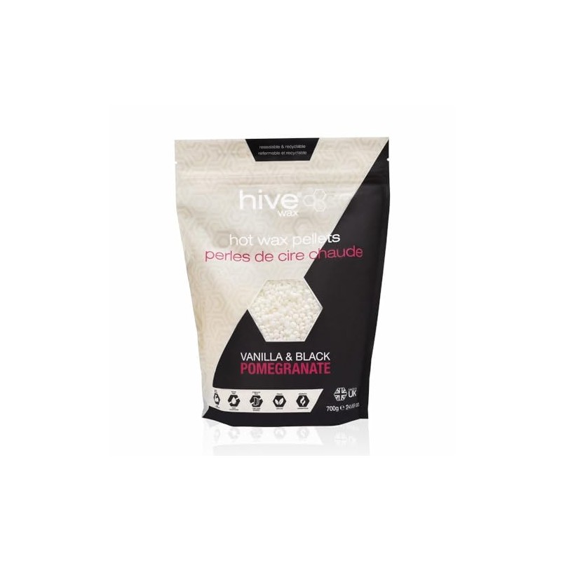 Hive Hot Wax Pellets Vanilla & Black Pomegranate 700g