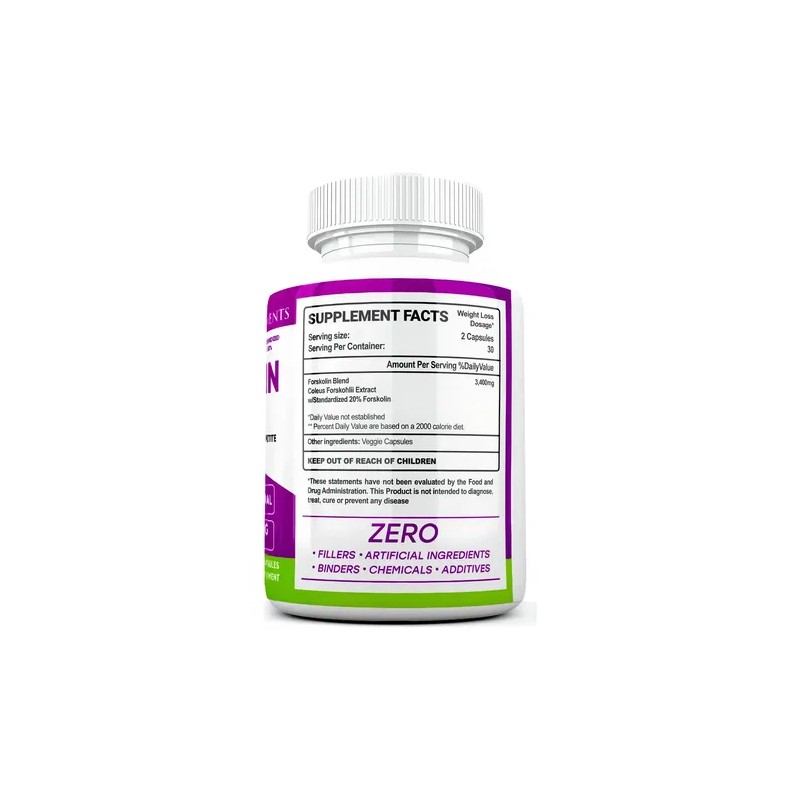 Forskolina Extracto 3400mg Para Pérdida De Peso Hechas En Eu