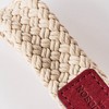 HUGO & HUDSON Luxury Dog Collar, Flat Rope and Leather